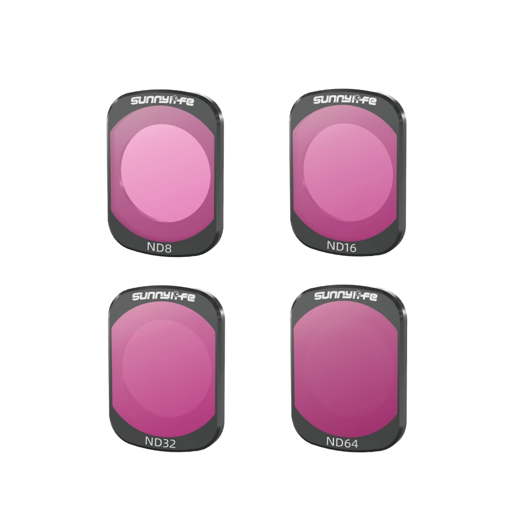 Pack 4 Filtres ND Magnétiques Pour Osmo Pocket 3 - ND8/ND16/ND32/ND64 - Uvafly
