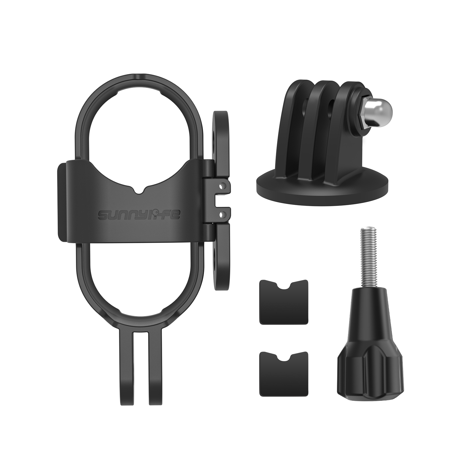 Sunnylife Foldable Vertical-Horizontal Mount Adapter Protective Frame Mounting Brackets Housing Case for Insta360 GO 3S/GO 3