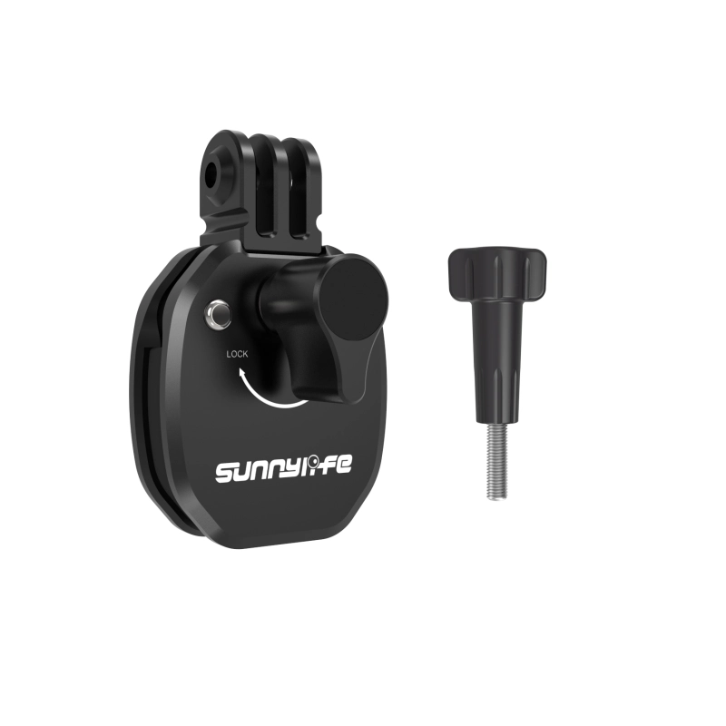 Sunnylife Motorcycle Windscreen Clamp Action Camera Aluminum Alloy Mount Motorbike for Action 4/ Gopro 12/ Insta360/ Pocket 3
