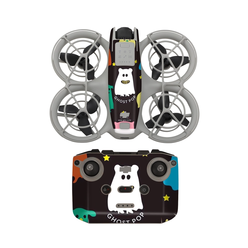 Sunnylife Colored Stickers Protective Film Scratch-proof Decals Skin Wrap Vlog Drone Accessories for DJI NEO
