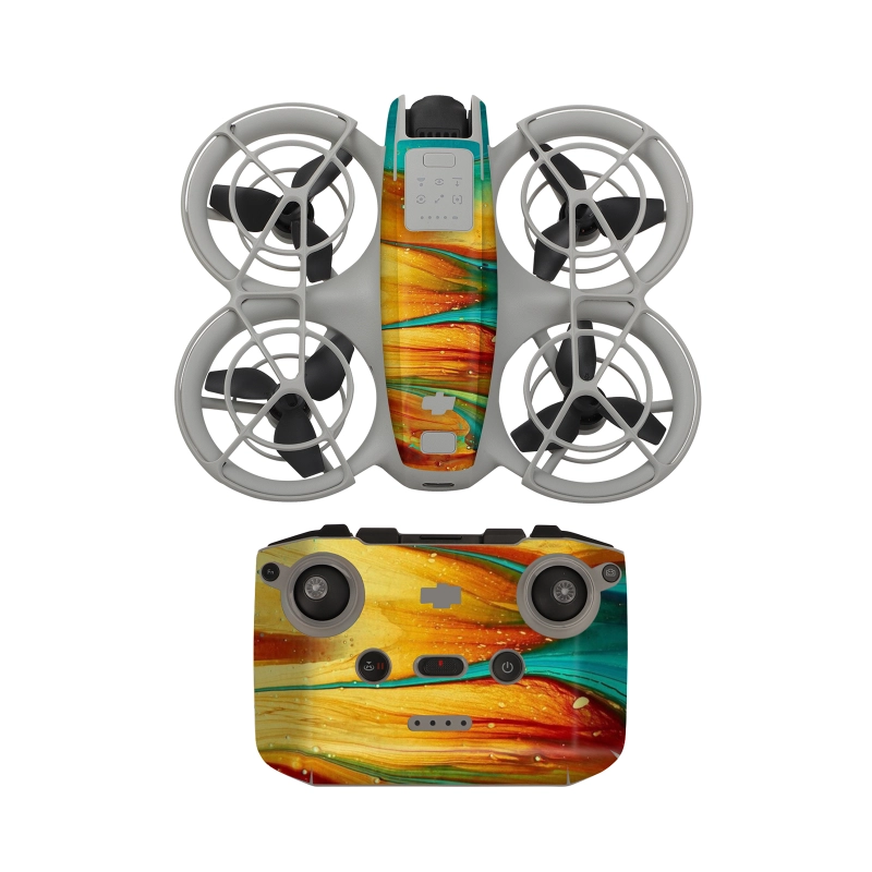 Sunnylife Colored Stickers Protective Film Scratch-proof Decals Skin Wrap Vlog Drone Accessories for DJI NEO
