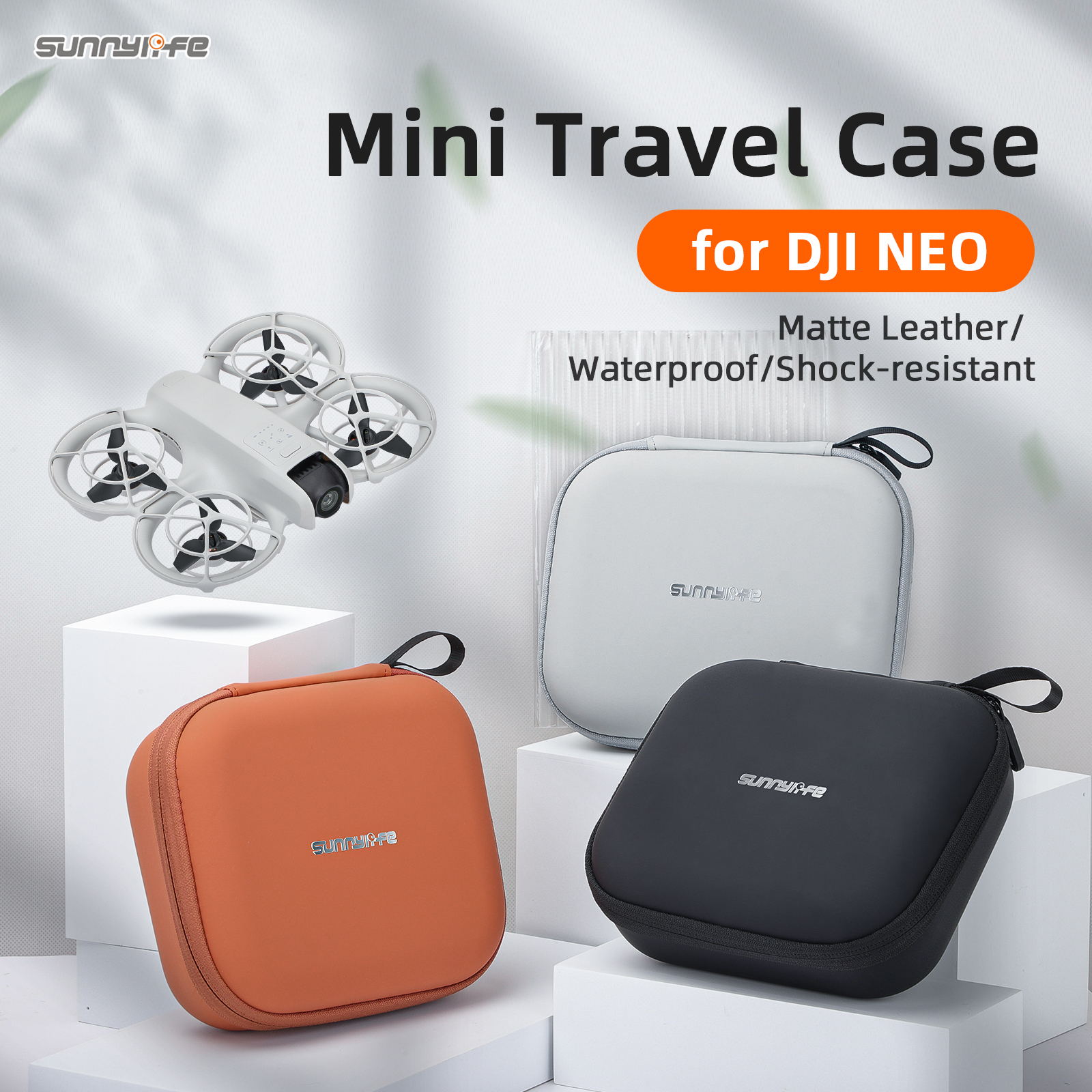 Sunnylife Carrying Case Hard Handbag Protective Bag Mini Travel Case Accessories for DJI NEO