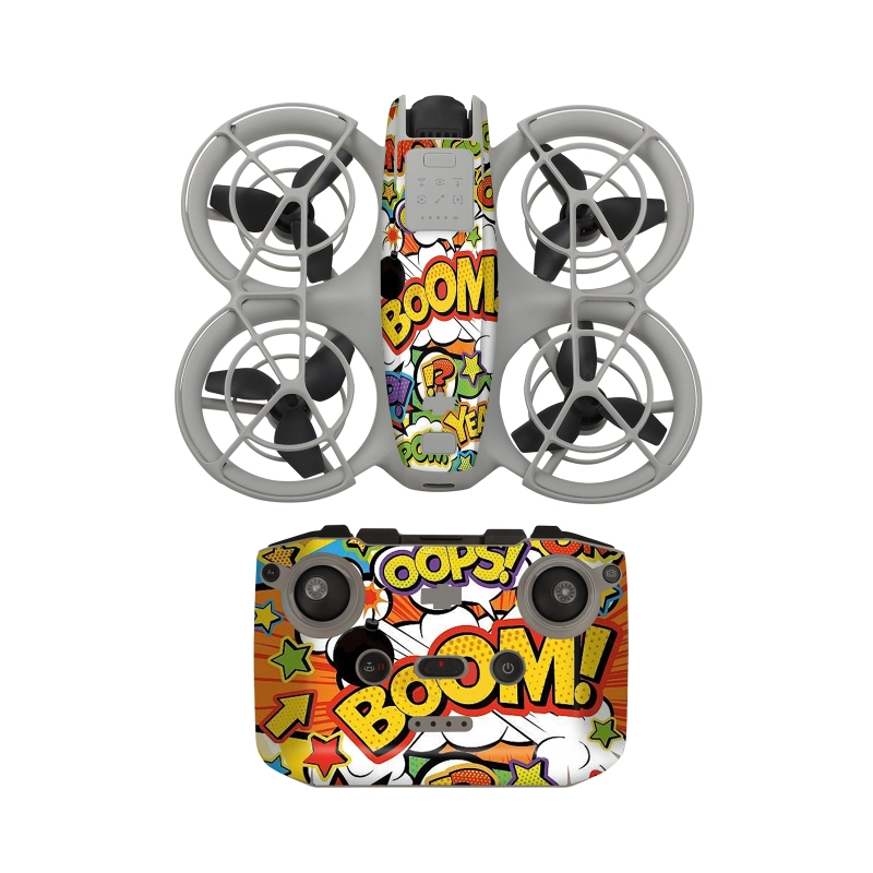 Sunnylife Colored Stickers Protective Film Scratch-proof Decals Skin Wrap Vlog Drone Accessories for DJI NEO