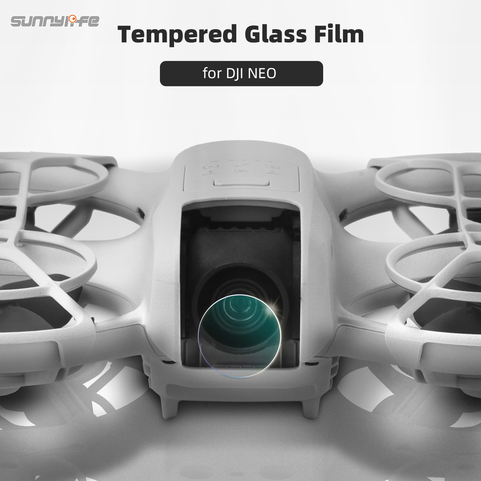 Sunnylife 2pcs Camera Lens Protective Film HD Tempered Glass Film Lens Protectors Accessories for DJI NEO