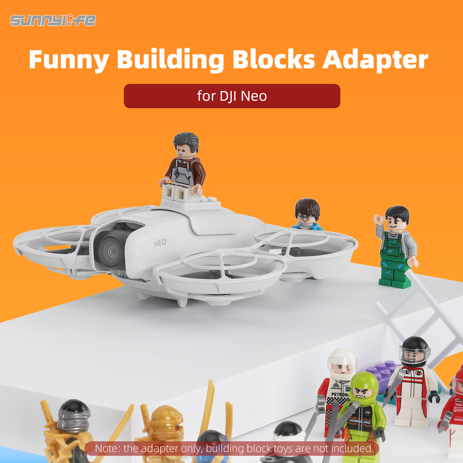 Sunnylife Building Blocks Adapter Funny Building Bricks Toy Expansion Accessories for DJI NEO
