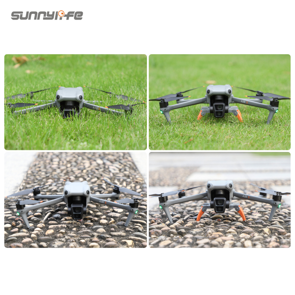 Sunnylife Landing Gear Extensions Heightened Spider Gears Support Leg Protector Accessories for Air 3S/Air 3