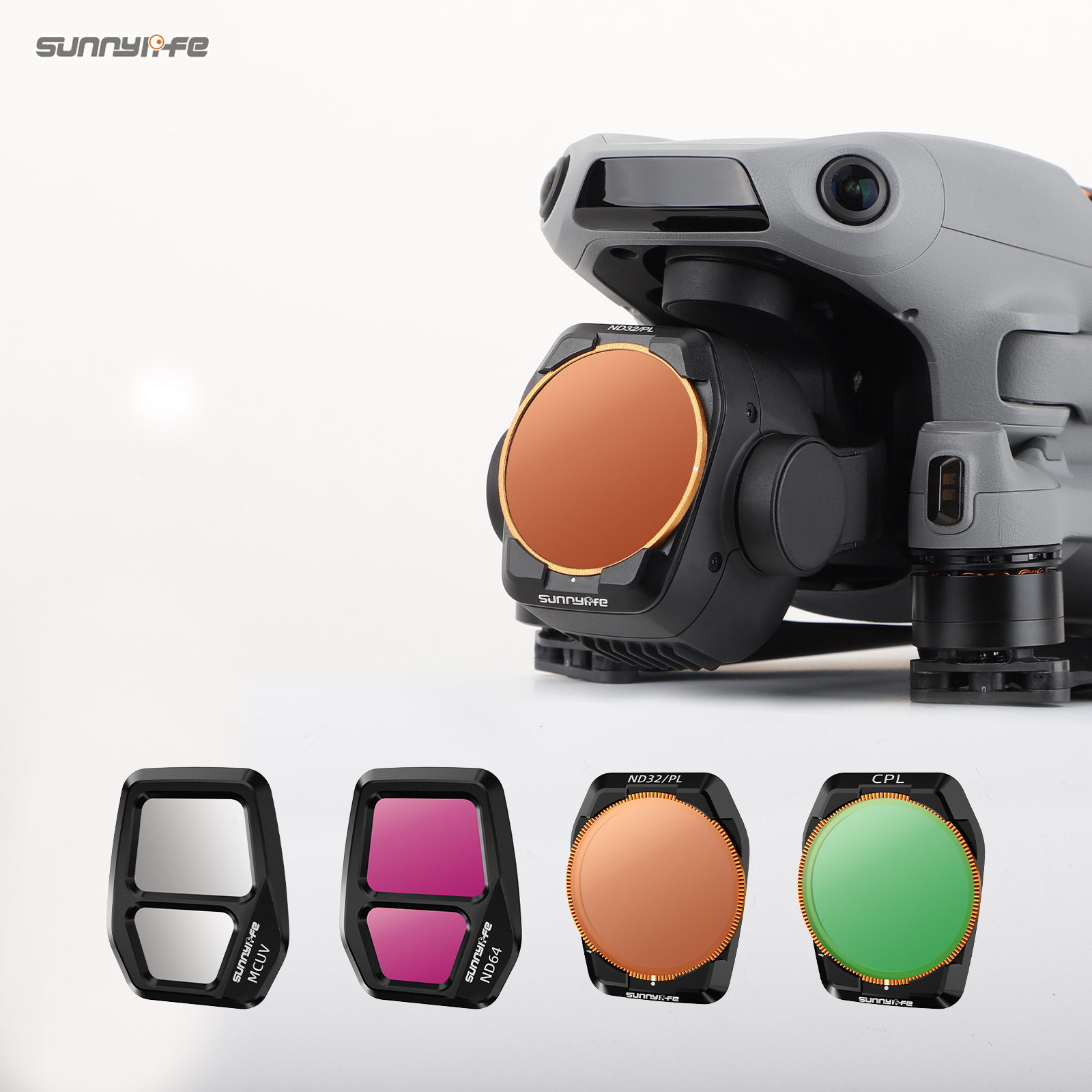 Sunnylife Lens Filters  Metal Adjustable CPL Filters ND16 ND64/PL ND32/PL MCUV Accessories for AIR 3S