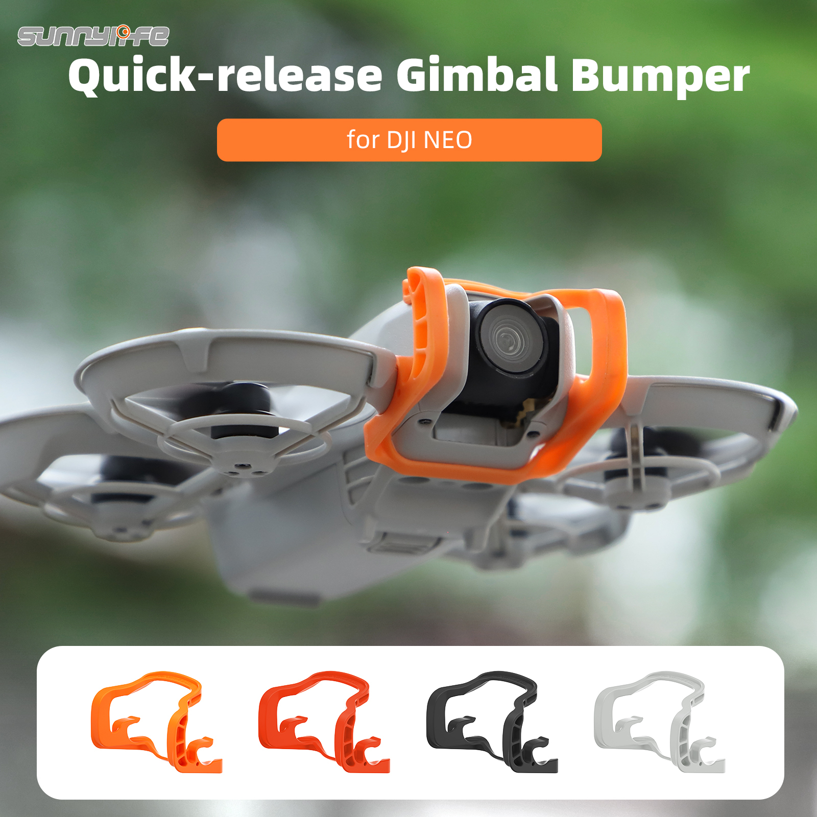 Sunnylife Gimbal Bumper Drone Lens Camera Guard Bar Protector Bump-proof Accessories for DJI NEO