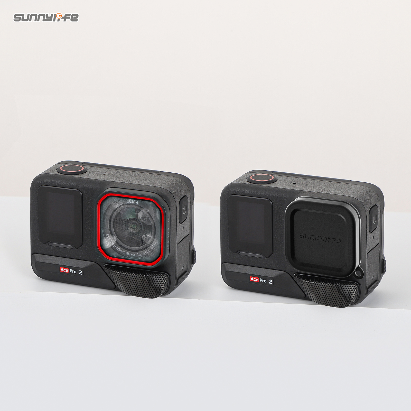 Sunnylife Silicone Lens Cap Protector Lens Cover Dust-proof Accessories for Insta360 Ace Pro 2