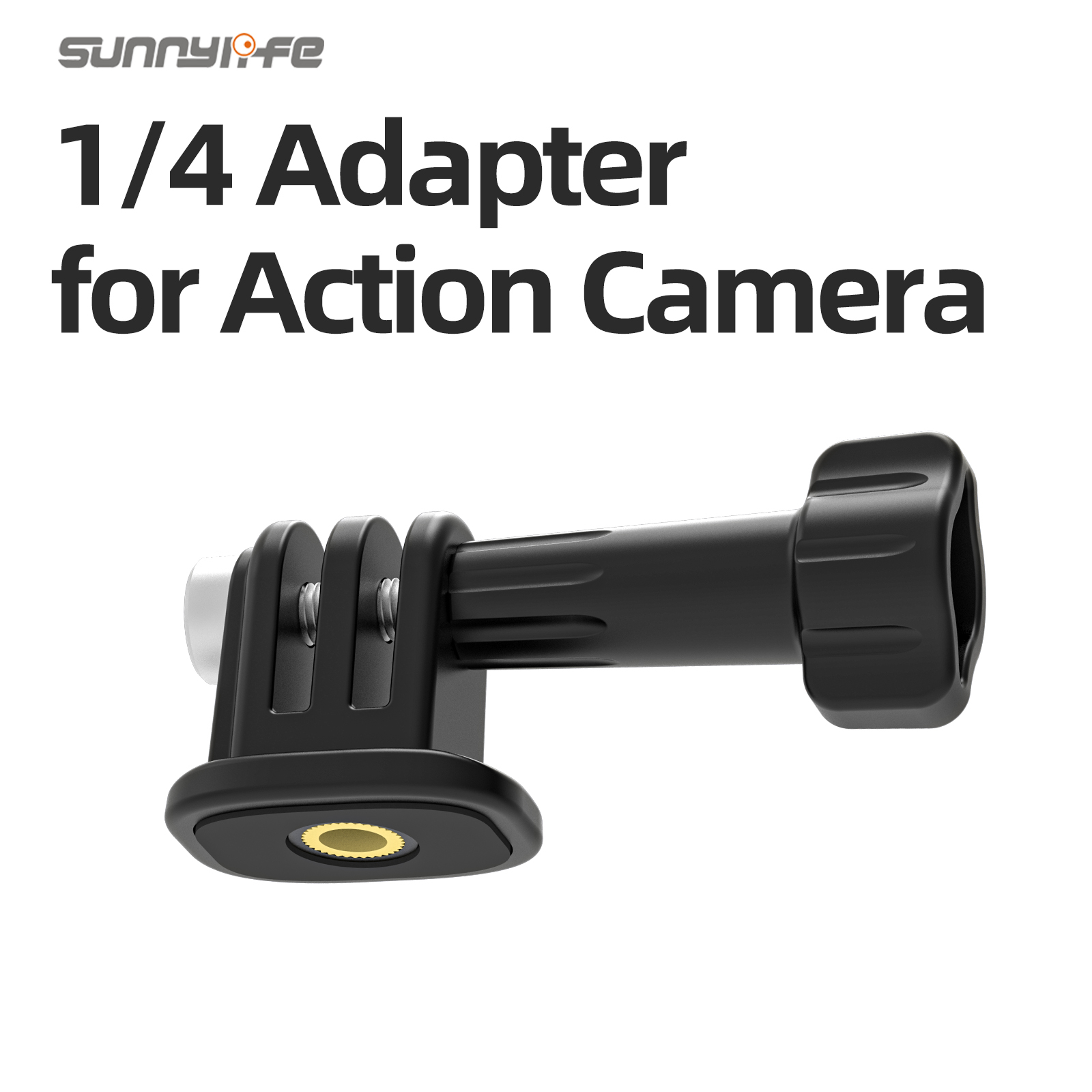 Sunnylife Action Camera 1/4 Adapter 360 Rotation Adapter Accessories for Action 5 Pro/ Pocket 3/ Insta360 GO 3S