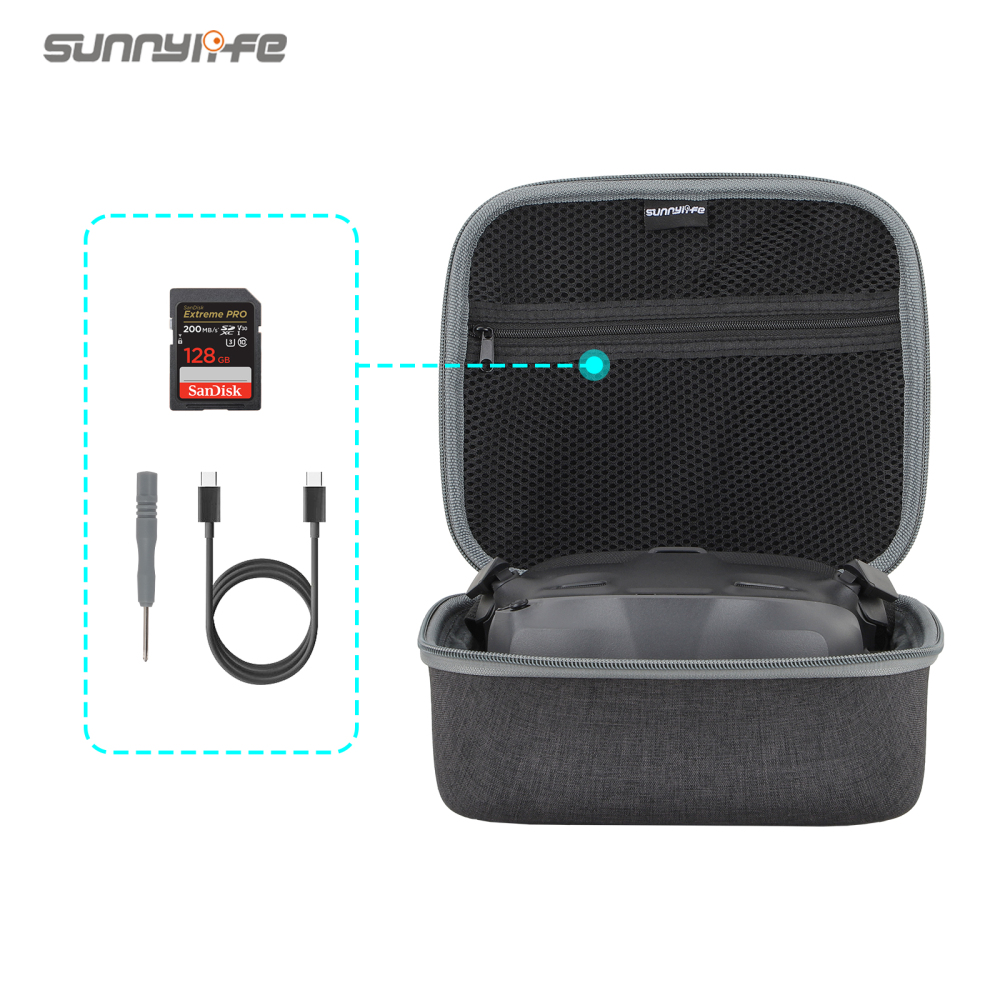 Sunnylife Carrying Case Mini Handbag Shock-proof  Protective Bags Accessories for Goggles N3