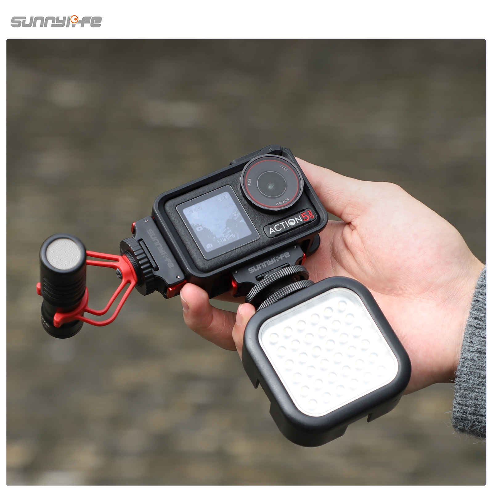 Sunnylife Magnetic Quick-Release Cold Shoe Adapter Action Camera