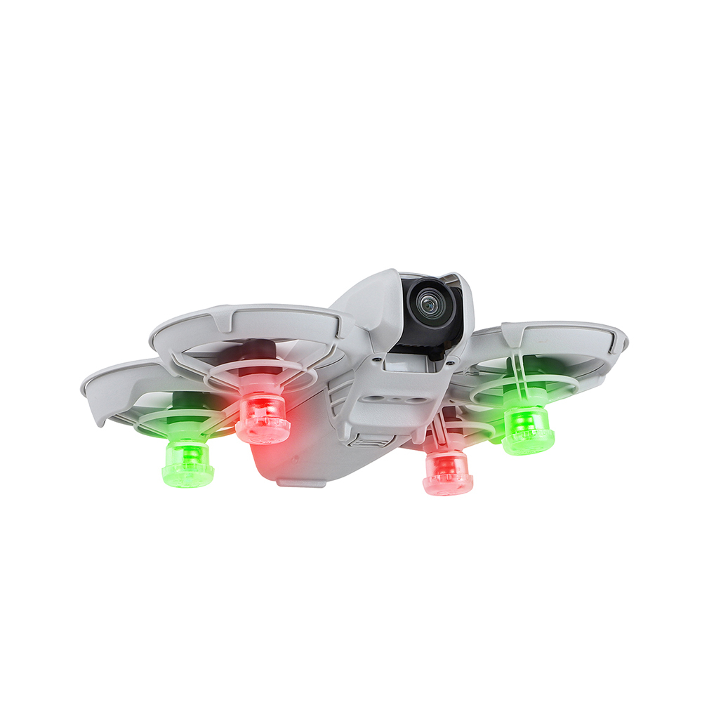 Sunnylife 4pcs Night Flight Light Strobe Flash Mini Lamps Navigation for NEO/ Avata 2/ Mini 4 Pro/ Air 3S