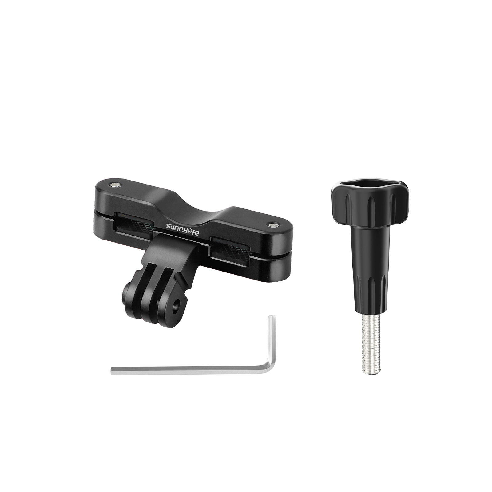 Sunnylife Bike Seat Rail Mount Action Camera Bicycle Clamp Road Mountain Bike Clip for Action 5 Pro/ Insta360 GO 3S/ GoPro 13