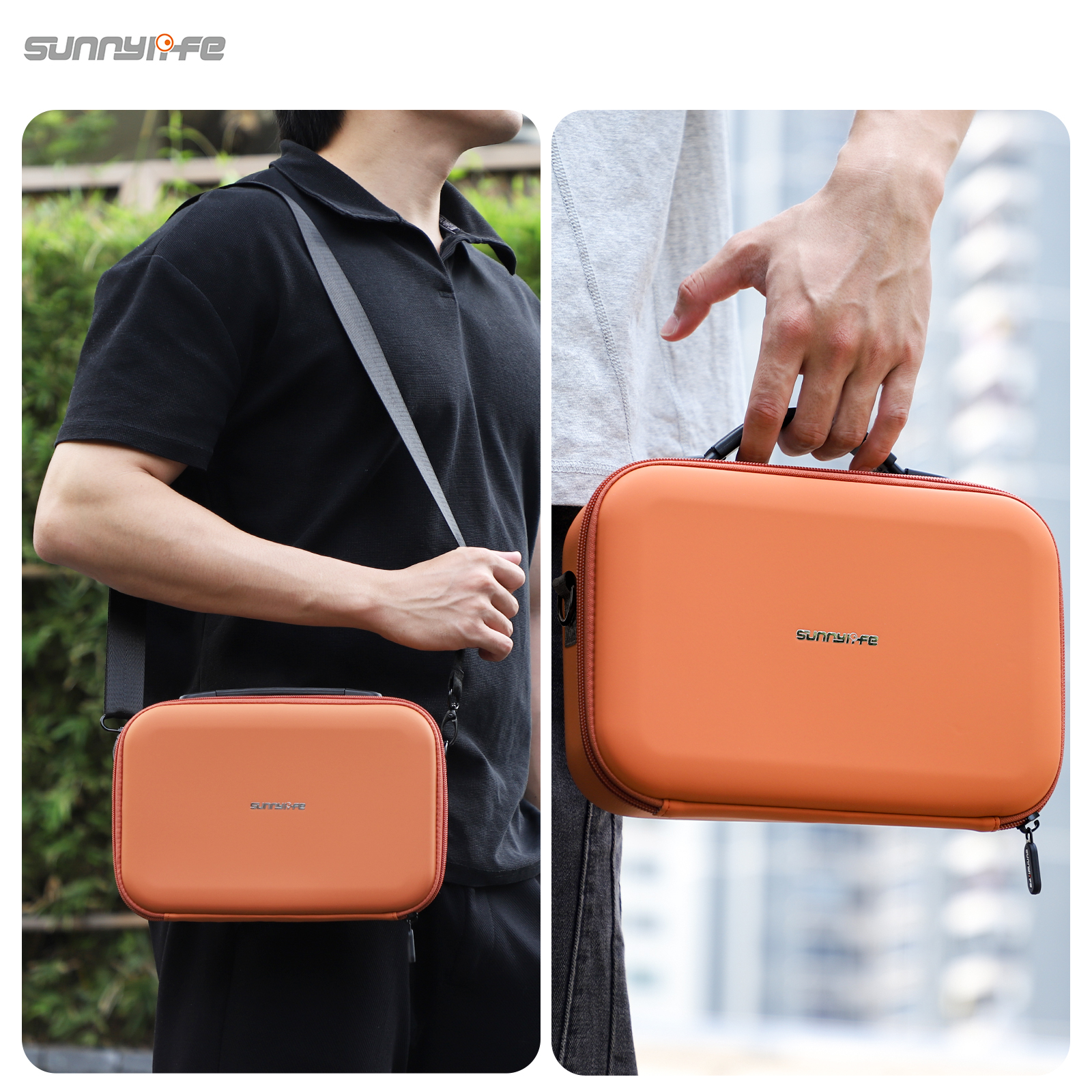 Sunnylife Carrying Case Hard Travel Shoulder Bag Combo PU Leather Protective Bag Case Accessories for NEO