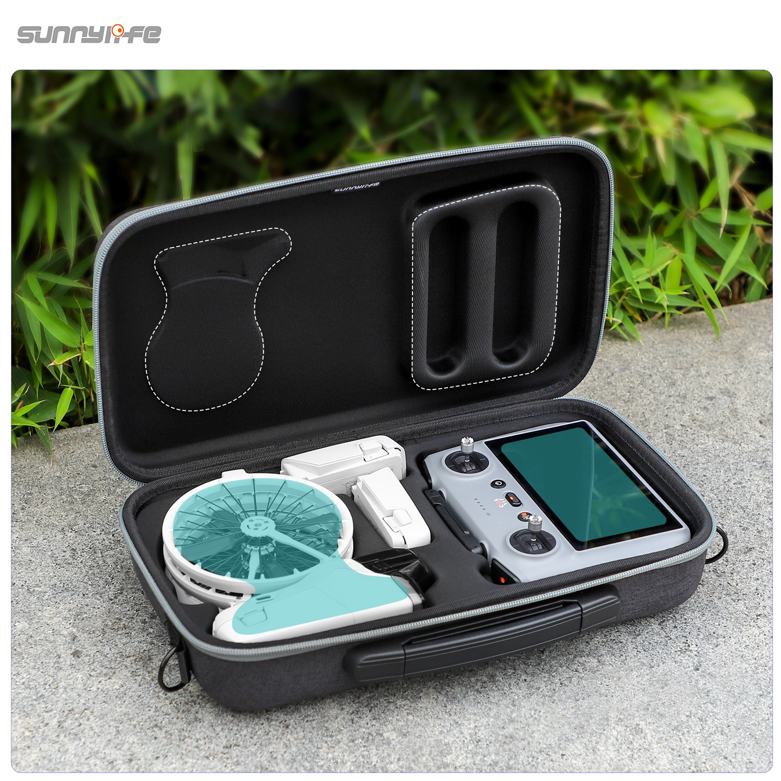 Sunnylife Easy Carrying Case Shoulder Bag Combo Bag Hard Travel Case Protective Accessories for FLIP