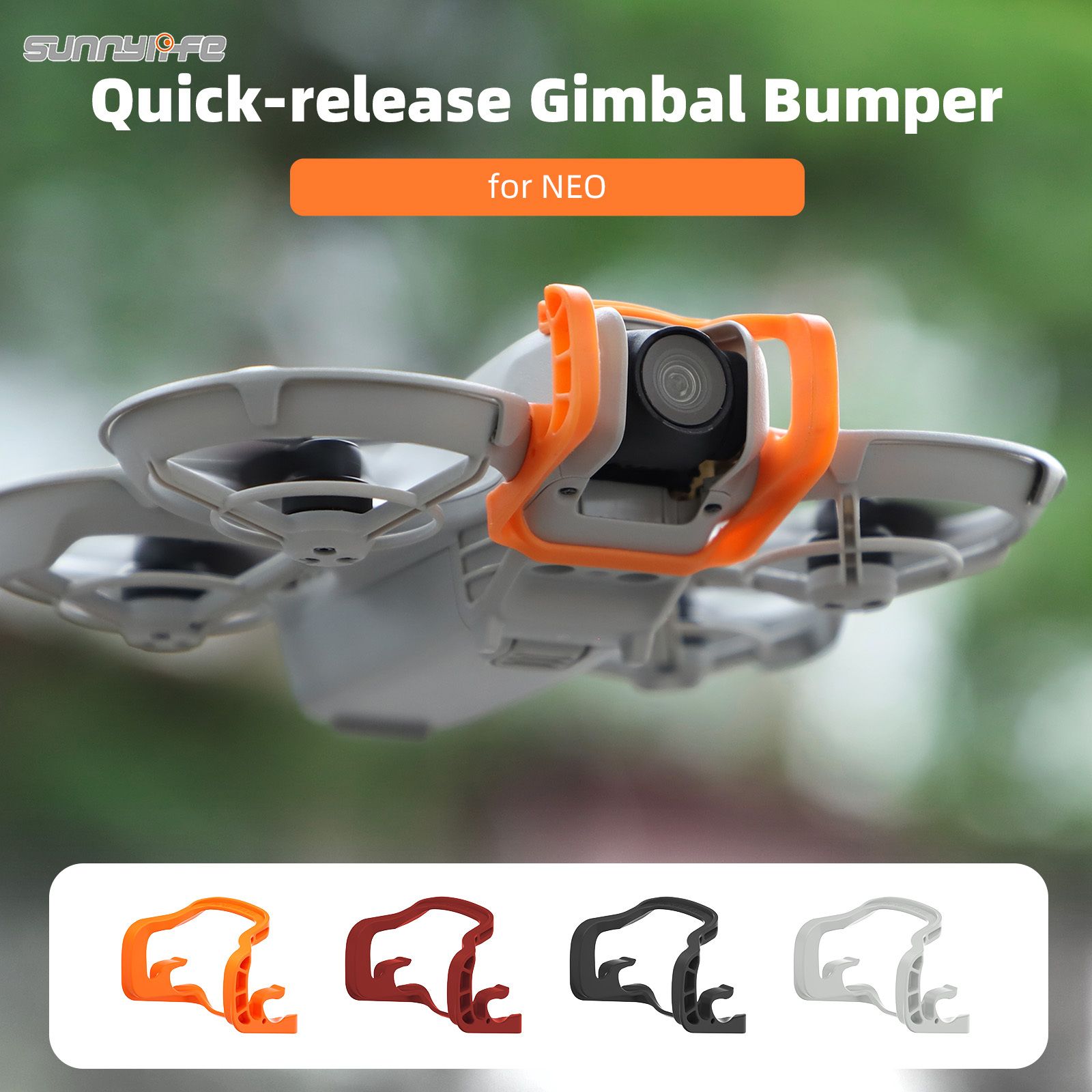 Sunnylife Gimbal Bumper Drone Lens Camera Guard Bar Protector Bump-proof Accessories for DJI NEO