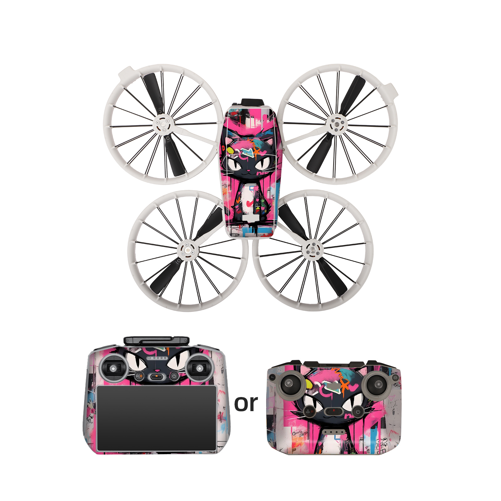 Sunnylife Colorful Stickers Protective Film Scratch-proof Decals Skin Accessories for DJI FLIP