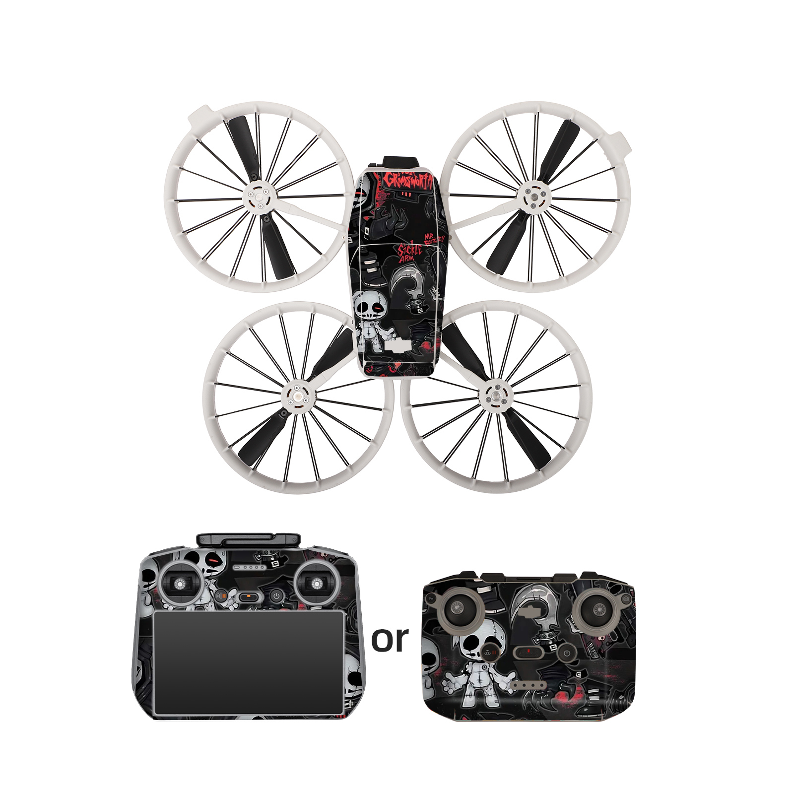 Sunnylife Colorful Stickers Protective Film Scratch-proof Decals Skin Accessories for DJI FLIP