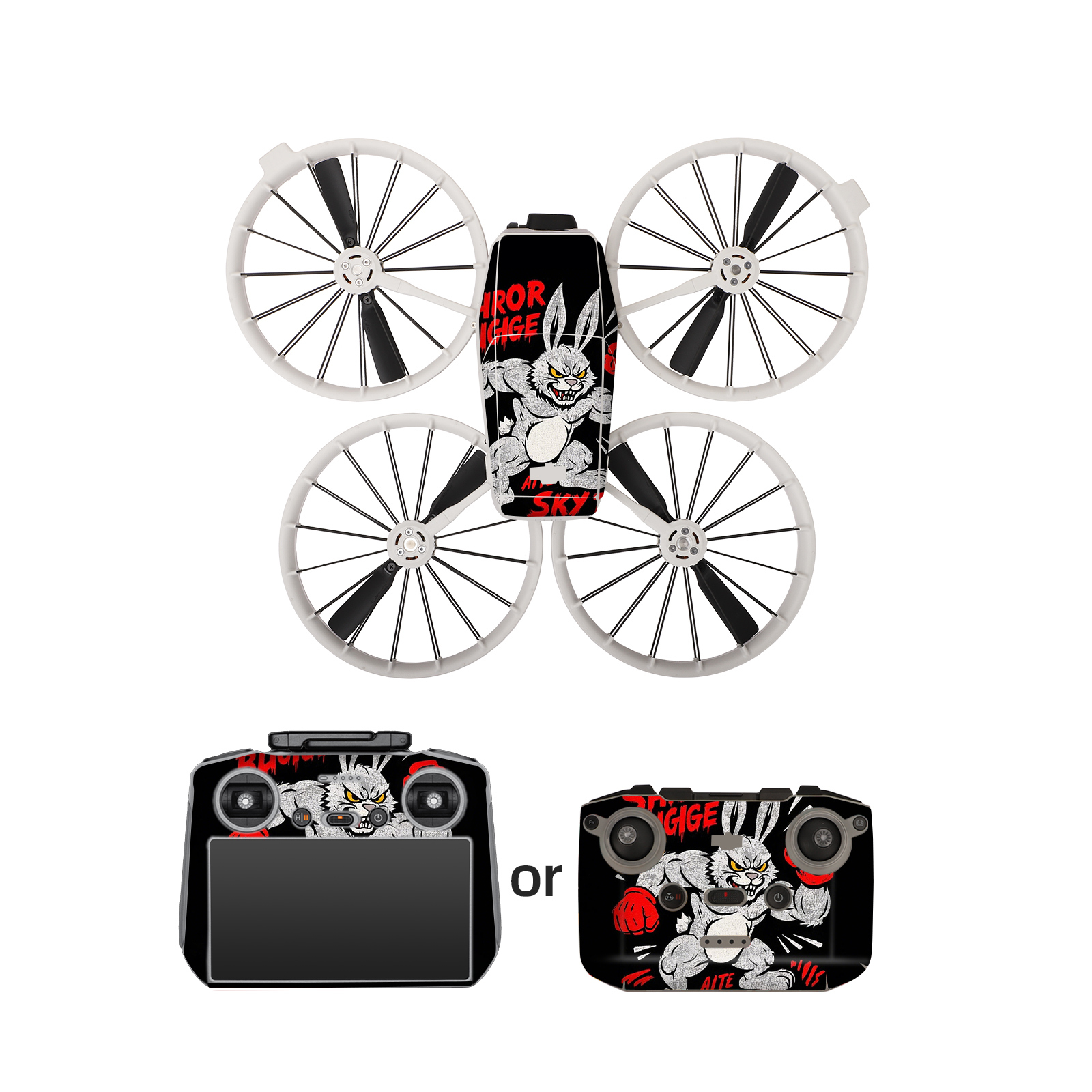 Sunnylife Colorful Stickers Protective Film Scratch-proof Decals Skin Accessories for DJI FLIP