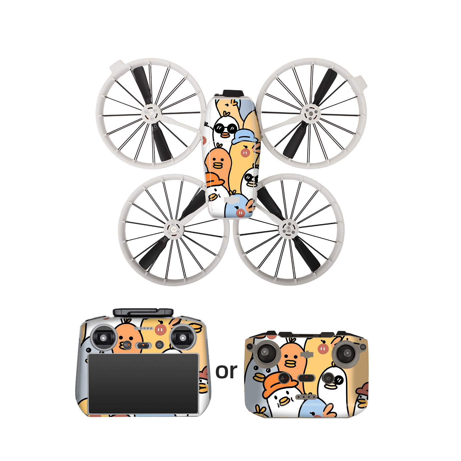 Sunnylife Colorful Stickers Protective Film Scratch-proof Decals Skin Accessories for DJI FLIP