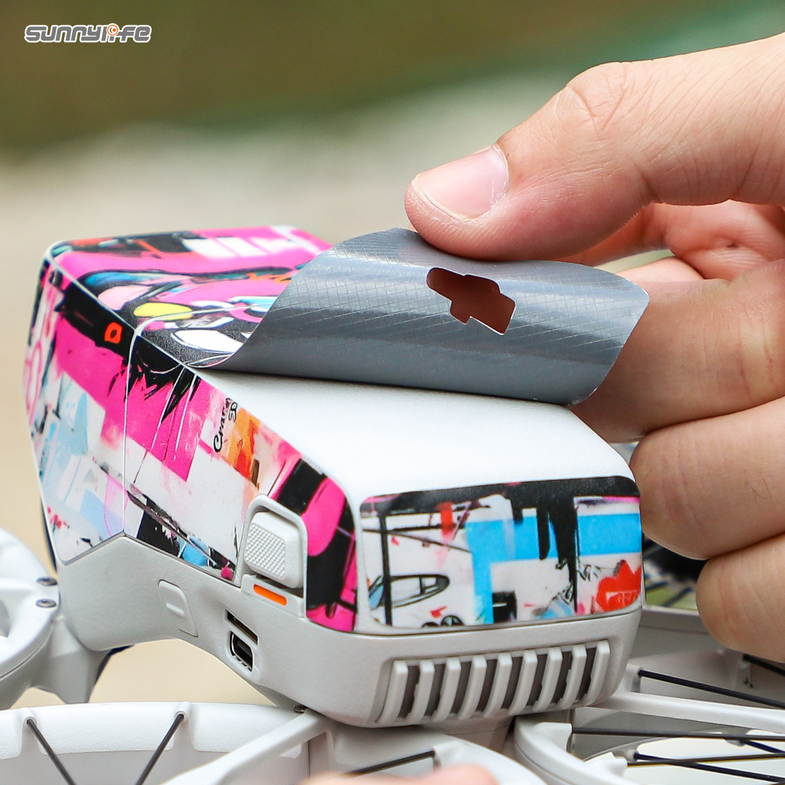 Sunnylife Colorful Stickers Protective Film Scratch-proof Decals Skin Accessories for DJI FLIP