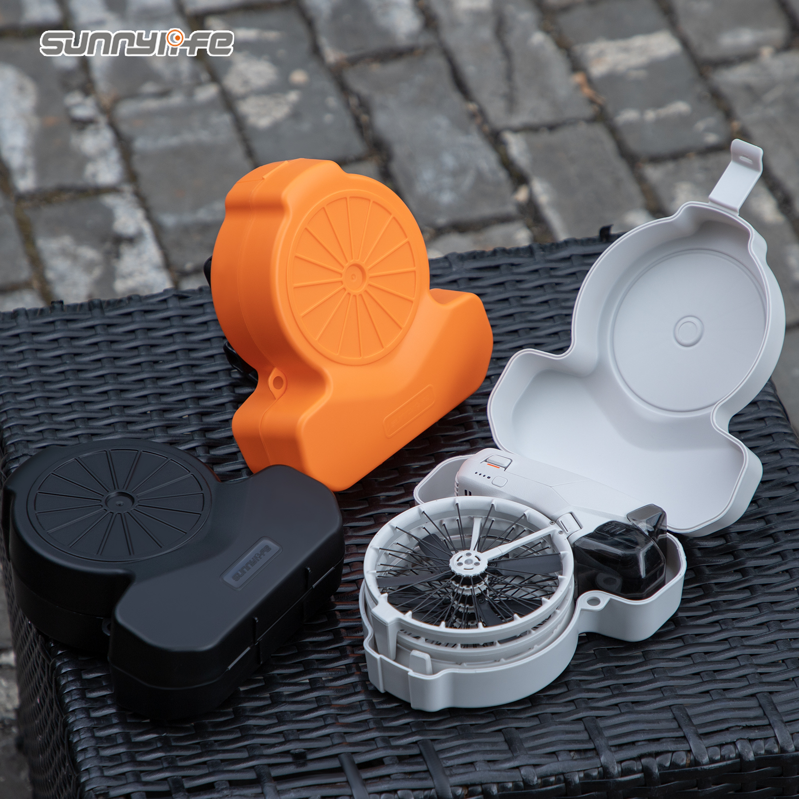 Sunnylife Mini Protective Case with Lanyard Shock-proof Portable Gourd Storage Box Dust-proof Accessories for FLIP