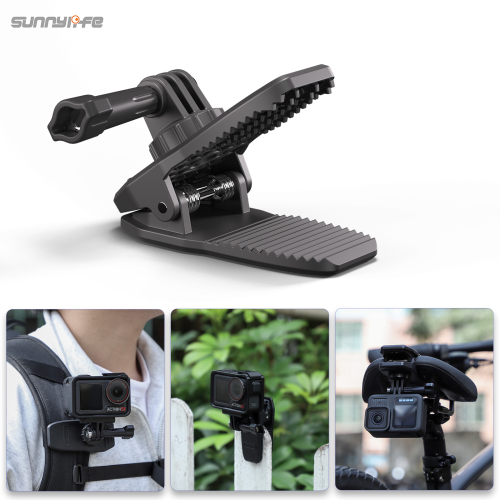 Sunnylife Car Sun Visor Mount Action Camera Magnetic Holder Cell Phone Vlog Mount 360° Rotating for Action 5 Pro/ 360 X4/ GoPro 13