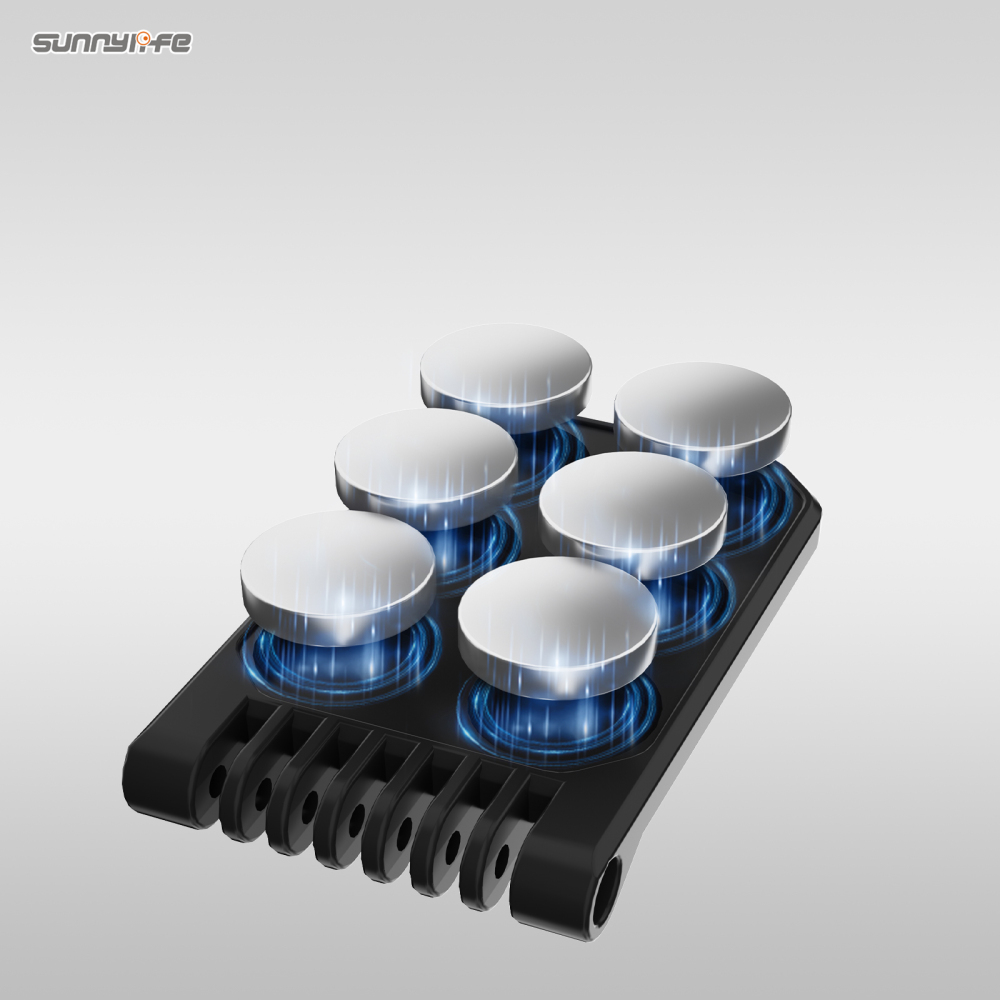 Sunnylife Suction Cup Adapter Base Magnetic Mount Windshield Inside Sucking Cup Multifunctional Combo for OSMO POCKET 3