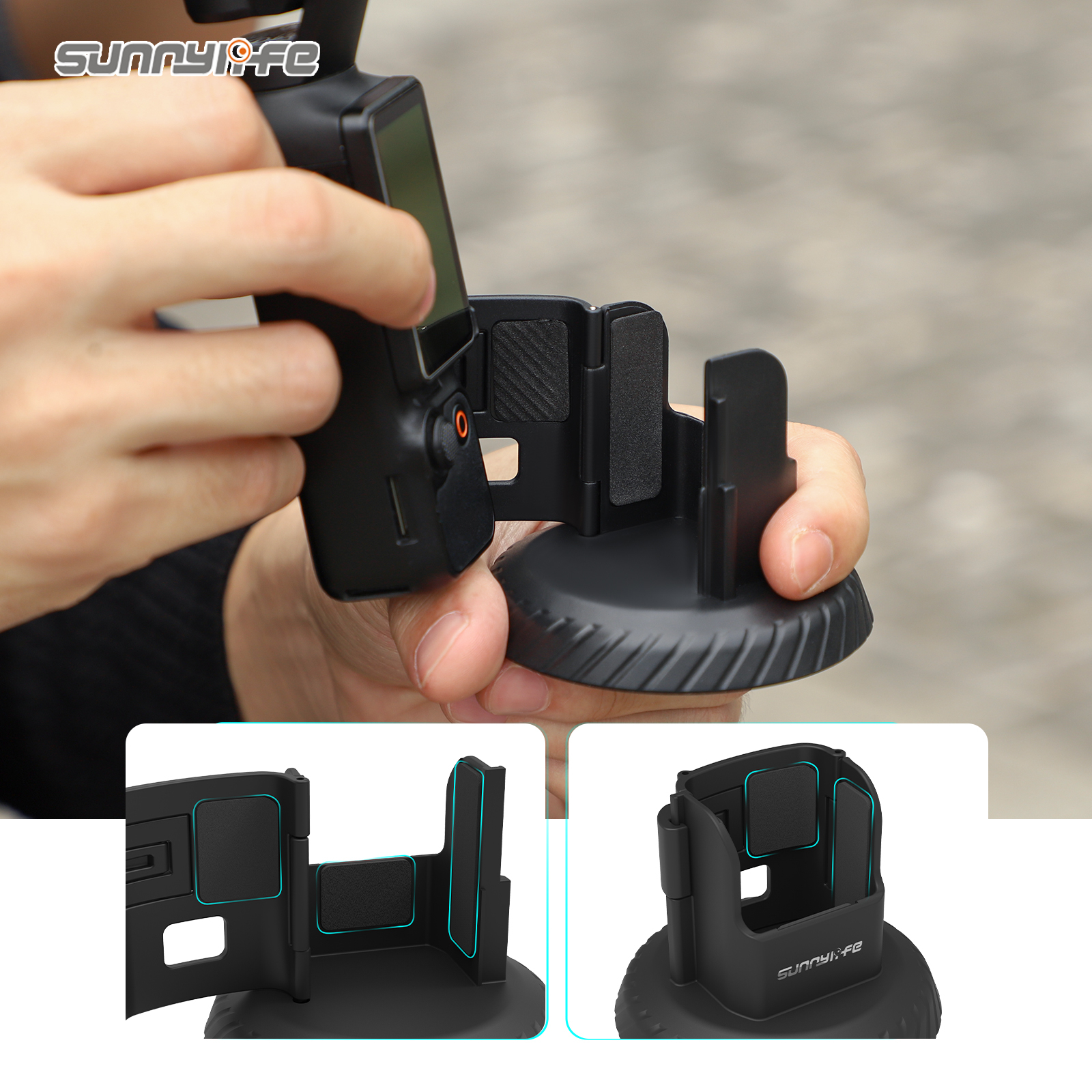 Sunnylife Magnetic Base Mount Tabletop Base Stand Holder Vlog Accessories for Osmo Pocket 3
