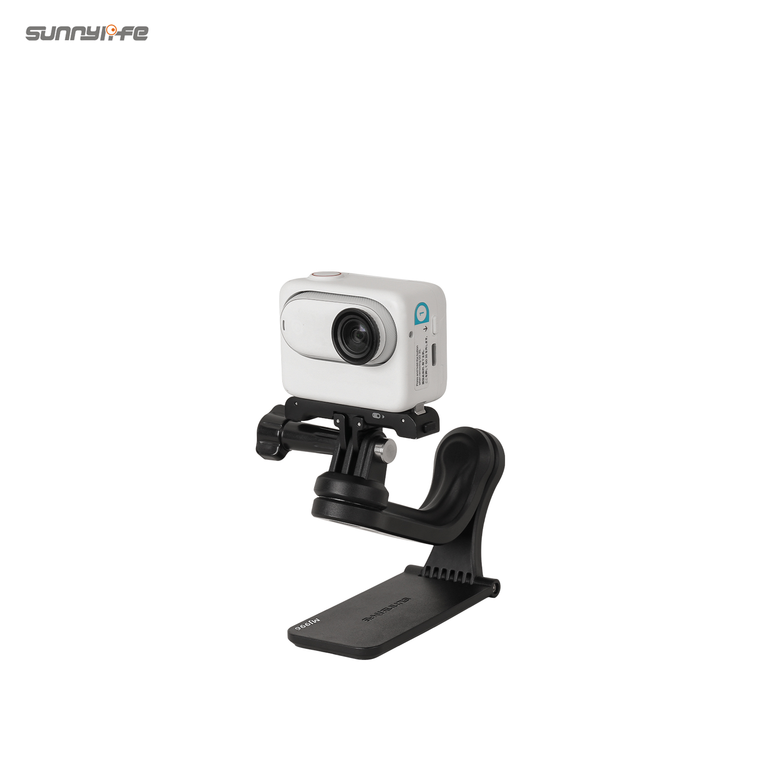 Sunnylife Multi-axis Rotatable Magnetic Mount Action Camera Holder Cell Phone Vlog Mount 360° Rotating for Action 5 Pro/ 360 X5/ Pocket 3