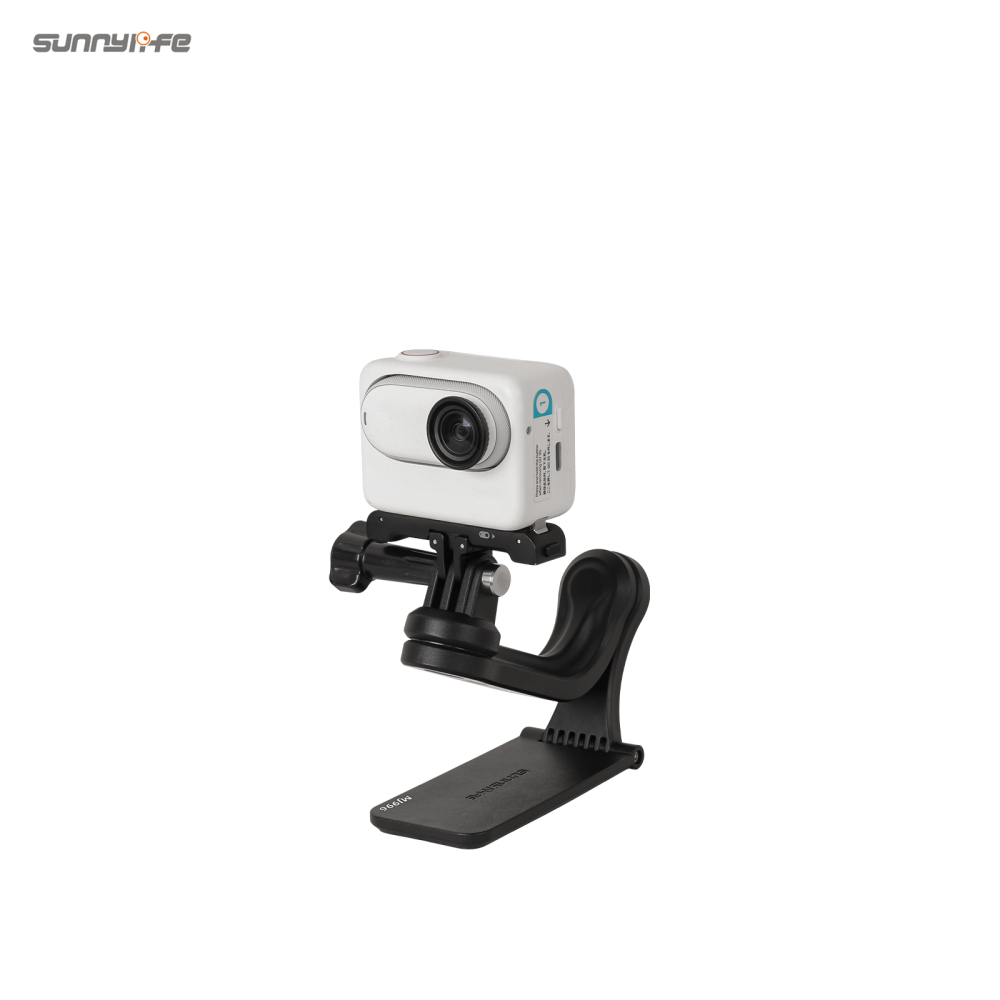 Sunnylife Multi-axis Rotatable Magnetic Mount Action Camera Holder Cell Phone Vlog Mount 360° Rotating for Action 5 Pro/ 360 X5/ Pocket 3