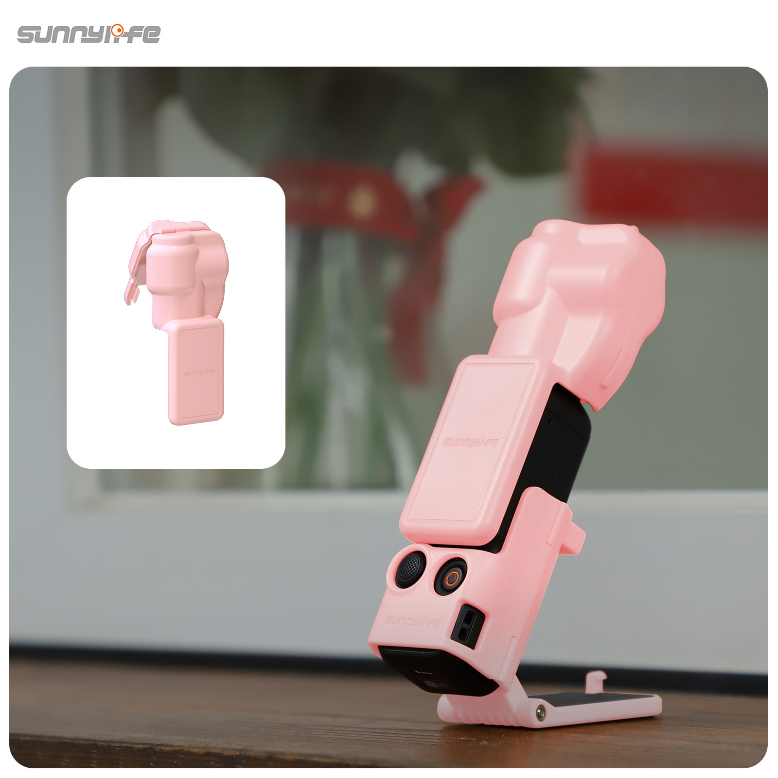 Sunnylife Multifunctional Magnetic Mount Tabletop Base Bracket Angles Adjustable Accessories for Osmo Pocket 3