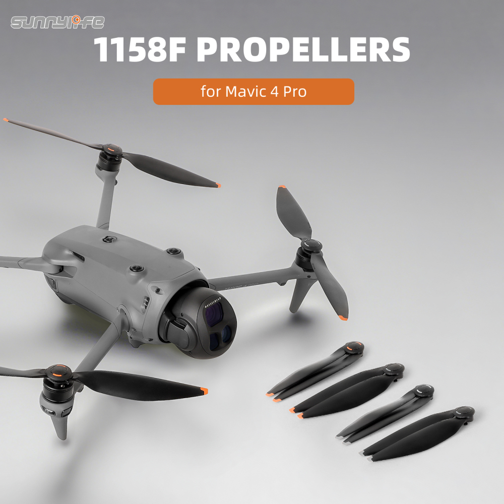 1158F Low Noise Props 1158F Propellers Blade Tougher Propellers Accessories for Mavic 4 Pro