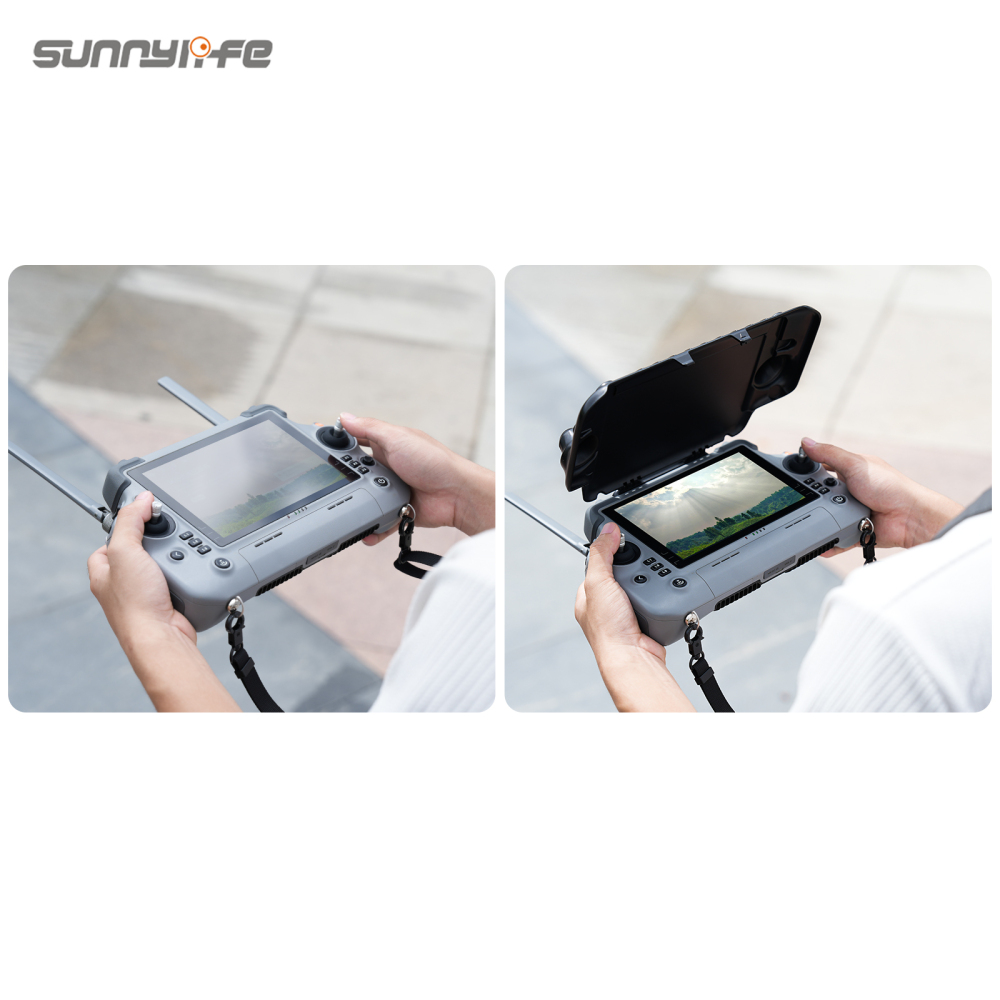 Sunnylife 2 in 1 Controller Protector Sun Hood Screen Guard Monitor Sunshade Cover for RC PLUS 2 for Matrice Series