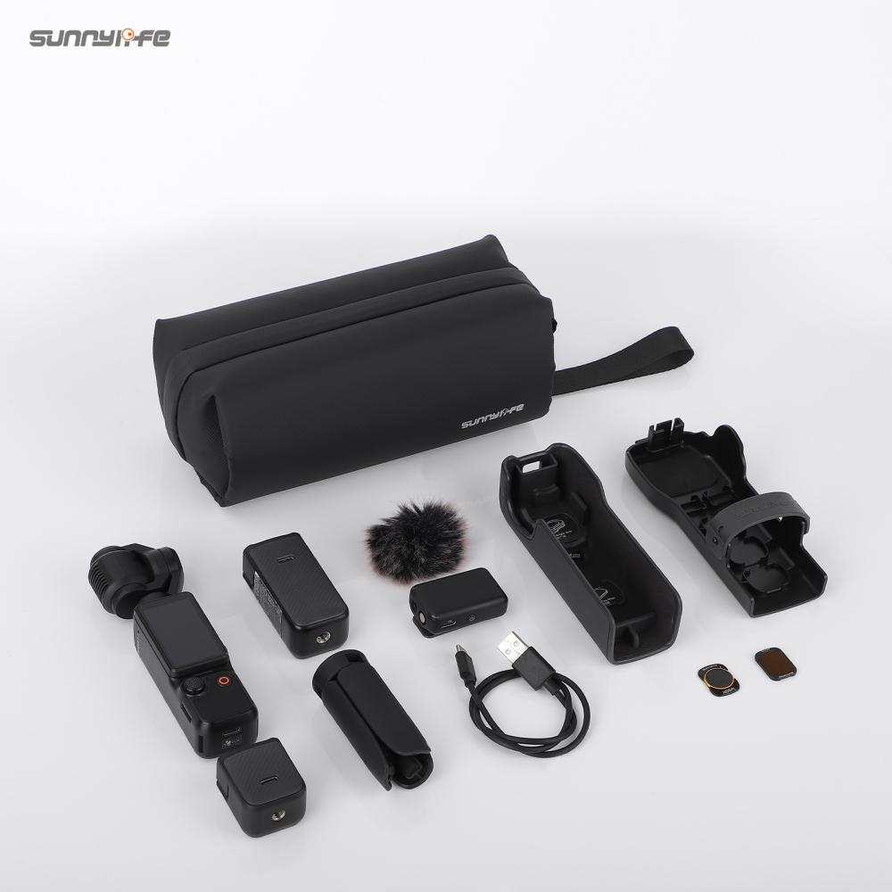 Sunnylife Carrying Case Handbag Storage Shoulder Bag Combo Bags Mini Travel Daily Pouch Accessories for Osmo Pocket 3