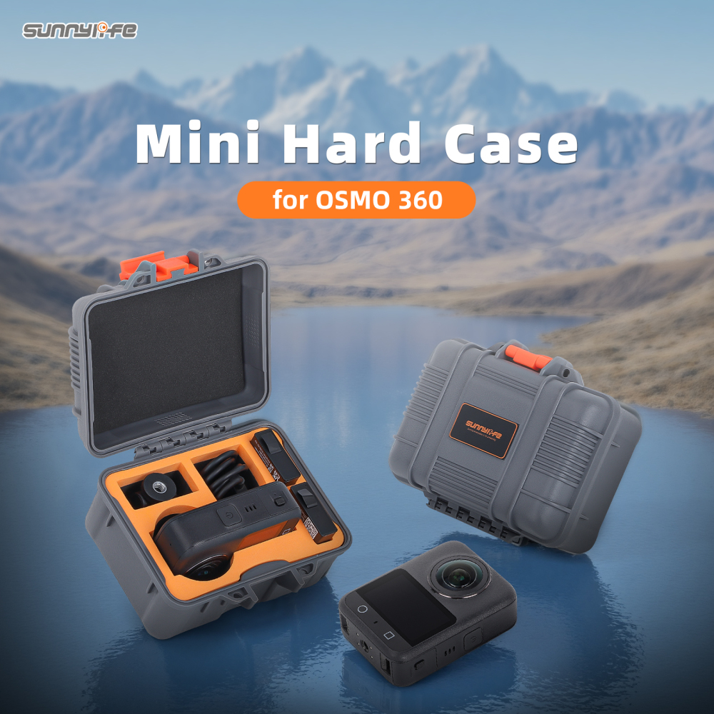 Sunnylife Mini Travel Case Waterproof Carrying Case Shock-proof Hard Case Outdoor Accessories for OSMO 360