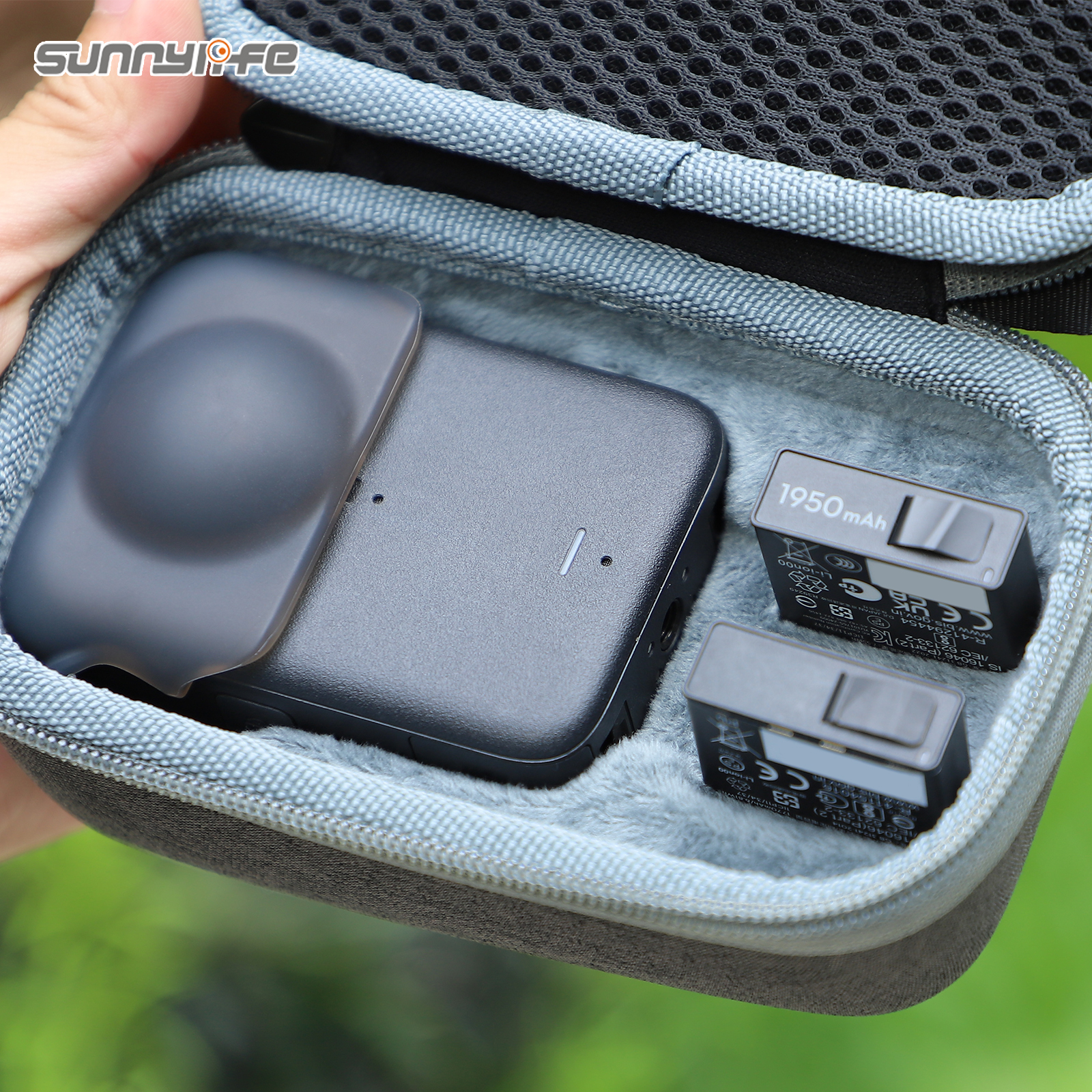Sunnylife Portable Carrying Case Mini Travel Hard Case Expansion Handbag Protective Bag Accessories for OSMO 360