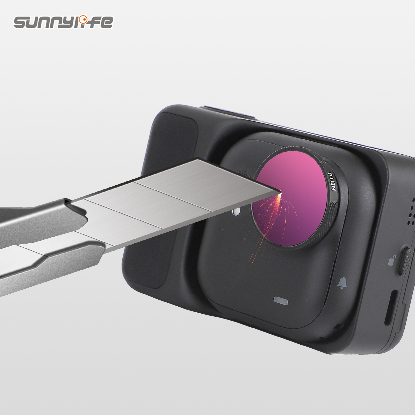 Sunnylife Lens Filters Aluminum Alloy Adjustable CPL Filters BLACK MIST 1/4 ND64/PL  MCUV Accessories for Insta360 GO Ultra