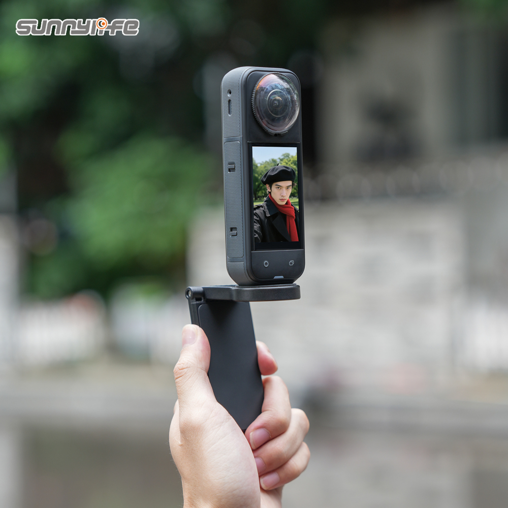 Sunnylife Magnetic Mount Tabletop Base Bracket Quick Handle Angles Adjustable for OSMO 360/ Insta360 GO Ultra/ Pocket 3