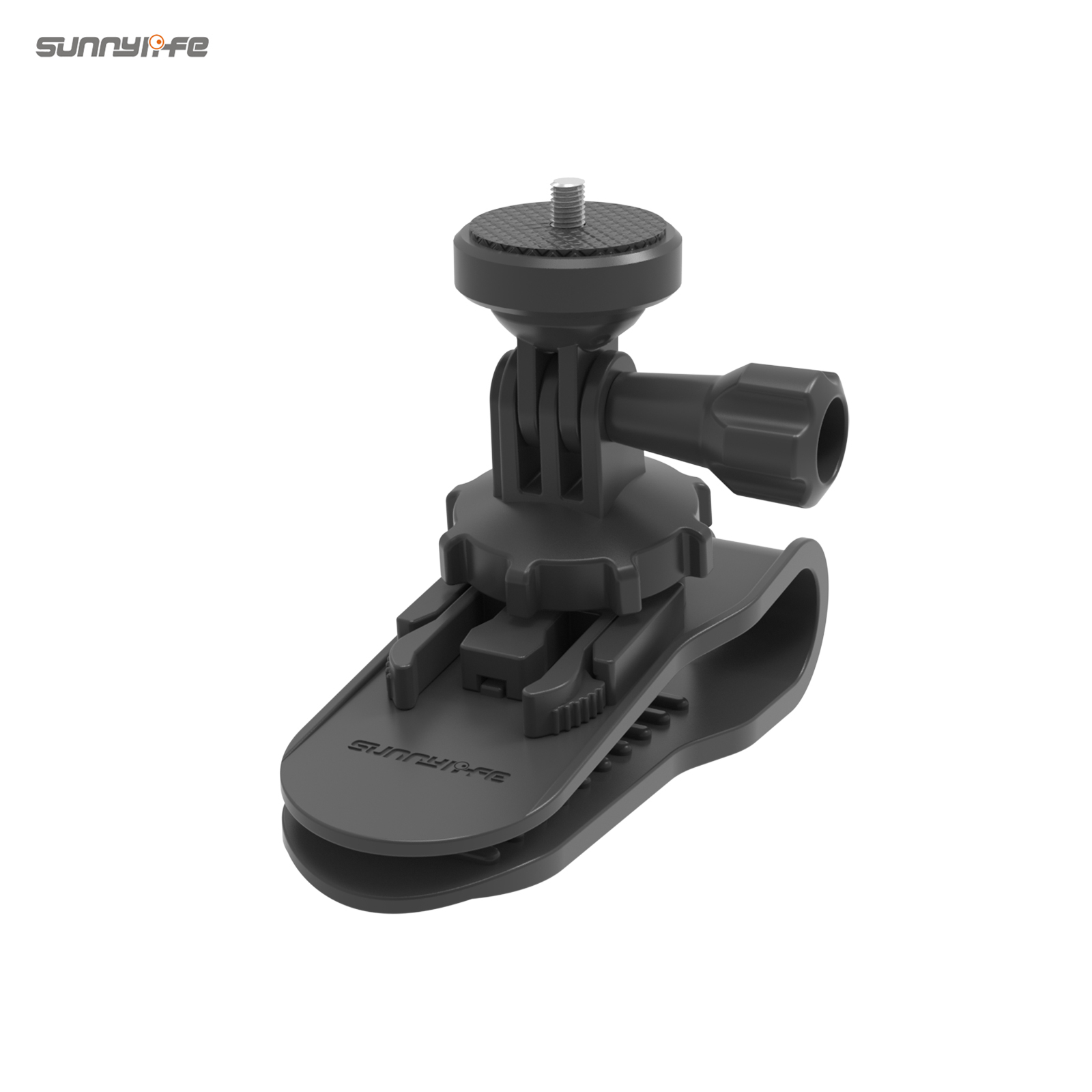 Sunnylife Car Sun Visor Mount Action Camera Holder Cell Phone Vlog Mount 360°Rotating for OSMO 360/ Insta360 GO 3 /360 X5/ Action 5 Pro