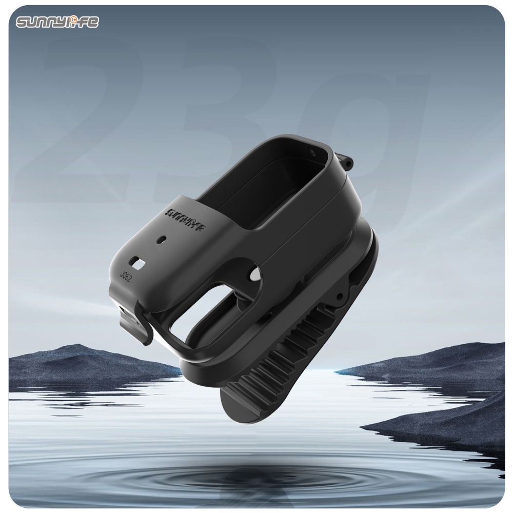 Sunnylife Backpack Clip Action Camera Clamp 360° Rotation Vertical-Horizontal Mount Accessories for Osmo Nano