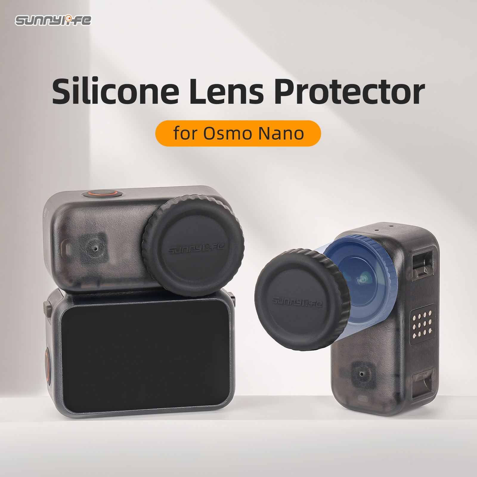 Sunnylife OSMO Nano Silicone Lens Cover Scratch-Proof Camera Cover Protector Protective Lens Guard Protector