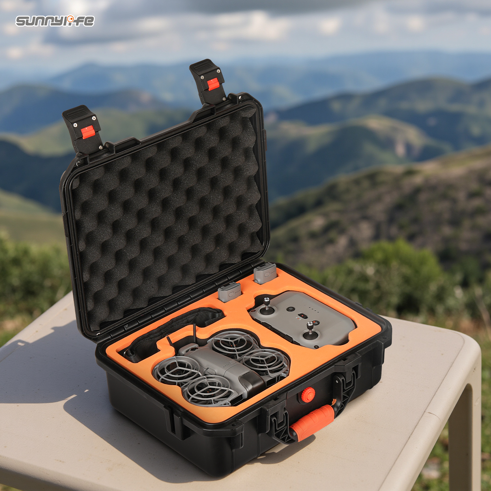 Sunnylife Safety Carrying Case Waterproof Hard Case Professional Bag Protective Accessories for NEO 2 Motion Fly More Combo