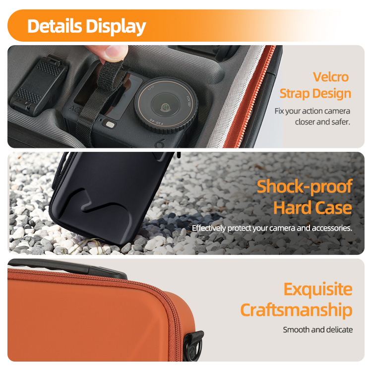 Sunnylife Portable Carrying Case Mini Standard Combo Bag Adventure Combo Bags Handbag Accessories for OSMO ACTION 6