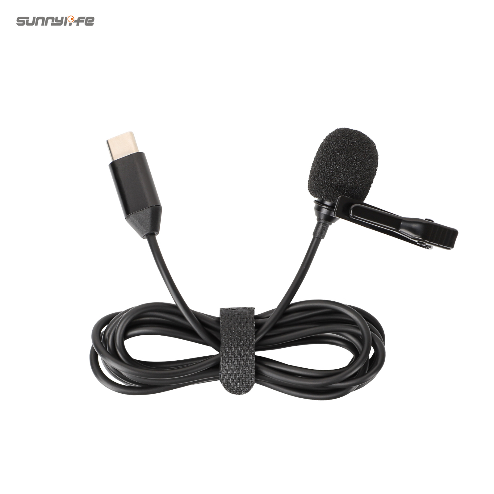 Lavalier Microphone Clip-on Lav Mini Mic Video Recording Interviews Living Performance for OSMO 360/ 360 X5/ Pocket 3
