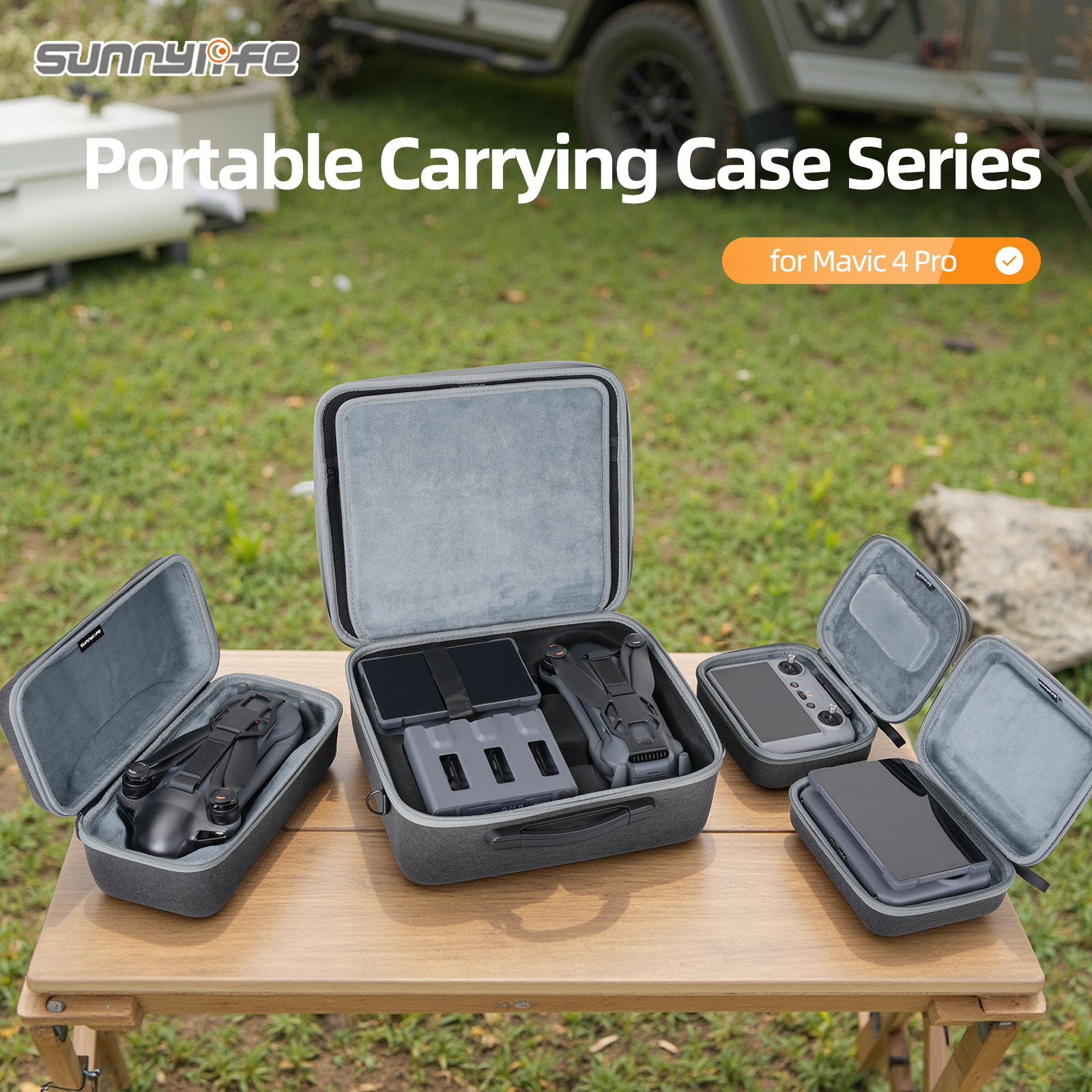 Sunnylife Carrying Case Drone Body Storage Bag RC PRO 2/1 Handbag Messenger Bags Accessories for Mavic 4 Pro