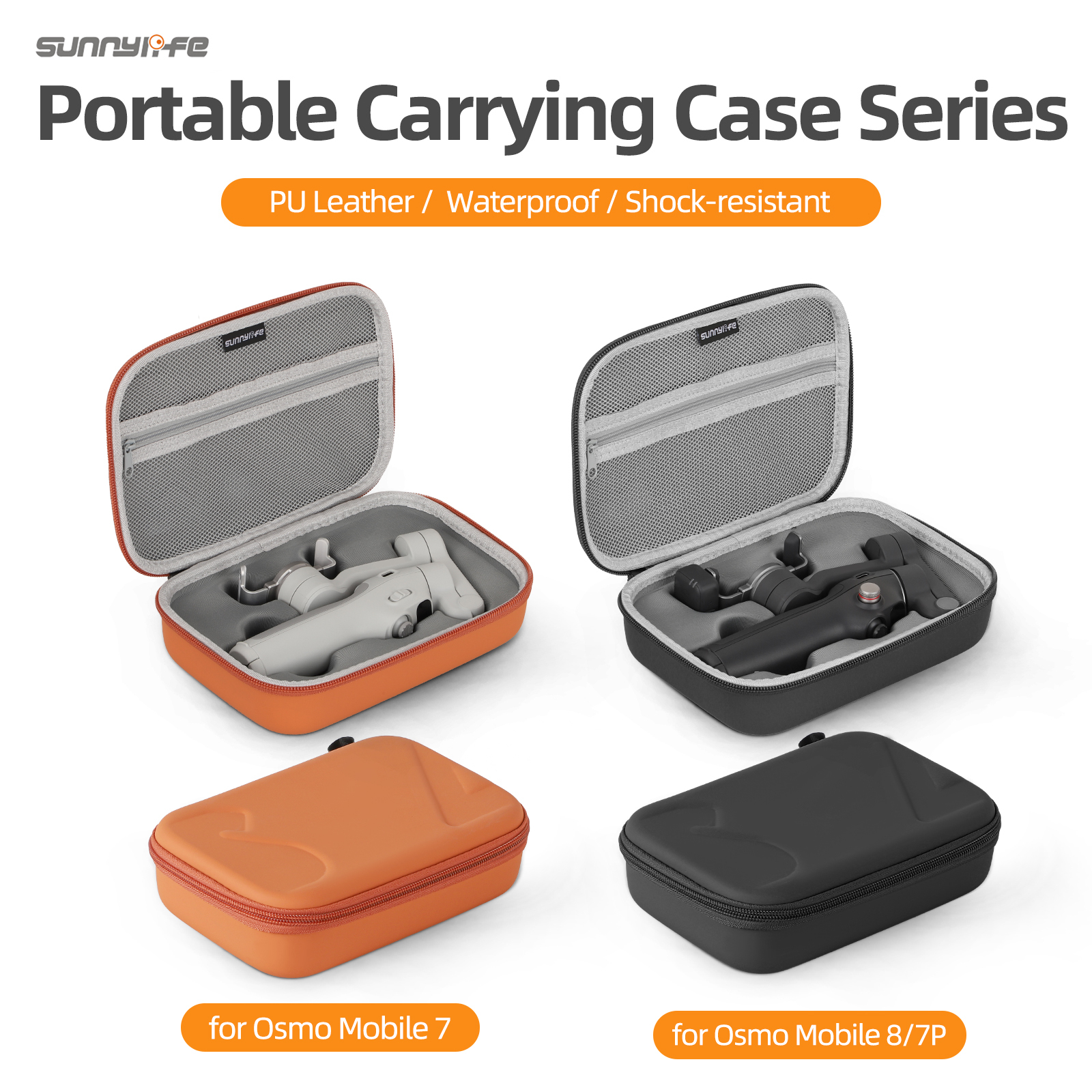 Sunnylife Portable Carrying Case Mini Bag Handbag Accessories for Osmo Mobile 8/7/7P