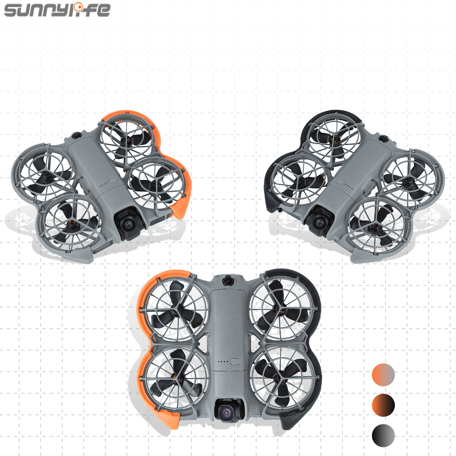 Sunnylife Colorful Propeller Guard Protector Prop Bumper Ring Anti-Collision Protective Cover Accessories for DJI NEO 2
