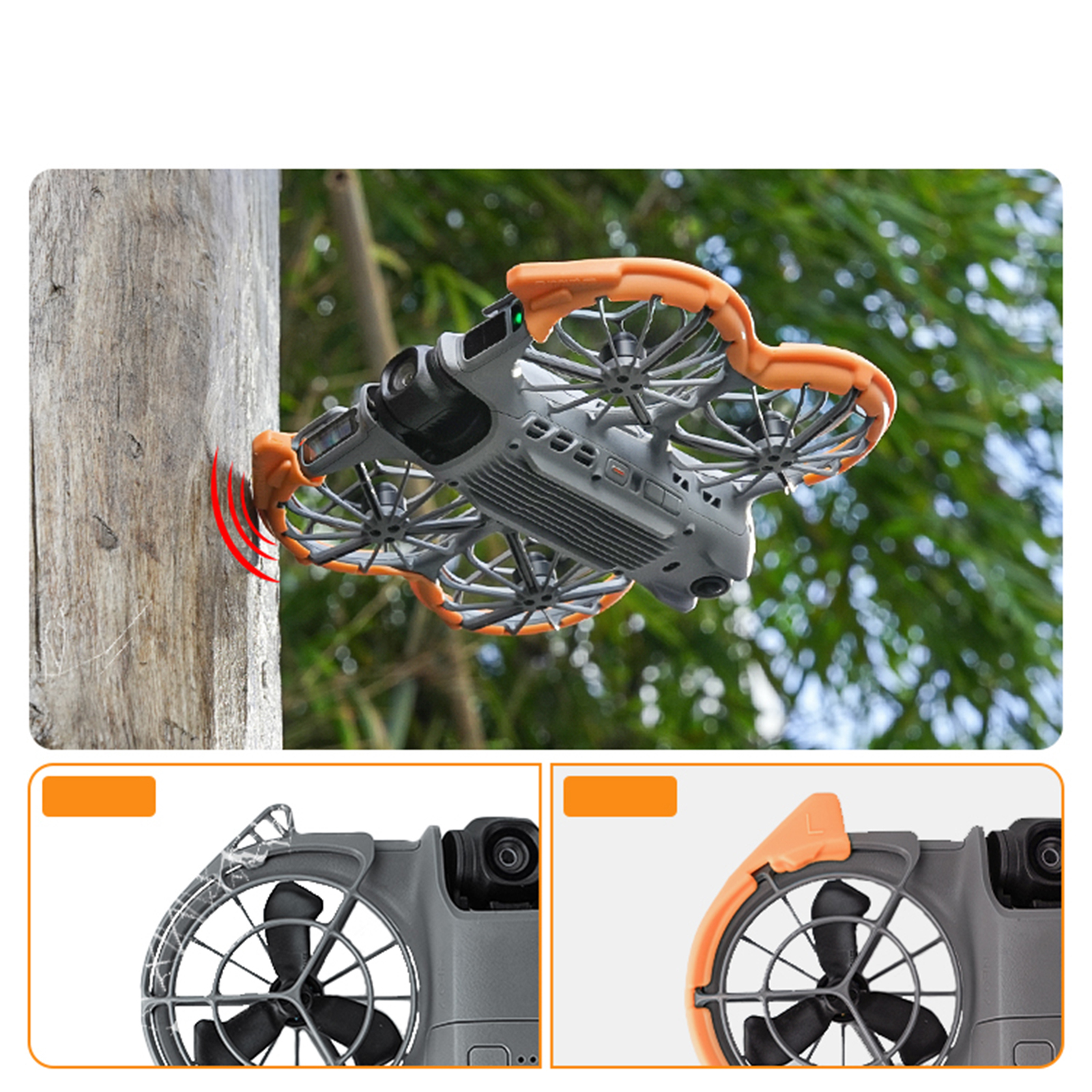 Sunnylife Colorful Propeller Guard Protector Prop Bumper Ring Anti-Collision Protective Cover Accessories for DJI NEO 2